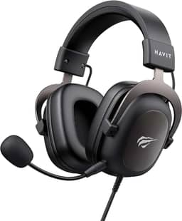 Havit Headphone Fone de Ouvido H2002d, Gamer, com Microfone, Falante 53mm, Plug 3, 5mm: compatível com XBOX ONE e PS4, HAVIT, HV-H2002d
