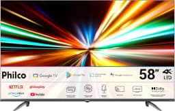 Smart TV 58' Philco LED 4K Google TV HDR10 P58KGA