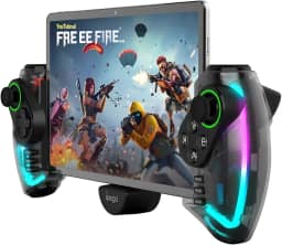 VivazTech Ipega Controle para Celular – Gamepad Android, Compatível com iOS, PS3, PC e Notebooks – Com Bluetooth, Iluminação RGB, Gatilhos Hall, Função Turbo, Vibração