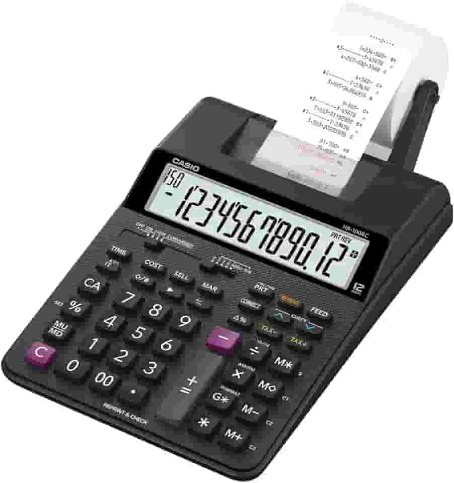 Calculadora com Bobina 12 Dígitos Bivolt HR-100RC Casio