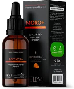 Moro+ Sublingual em Gotas 30mL ELLYM NUTRITION Sabor Laranja com Extrato Picolinato Cromo Efeito Rápido