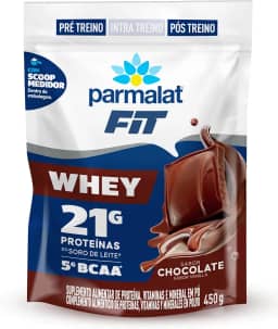 Parmalat Whey Protein Em Pó Chocolate Whey Fit 450G