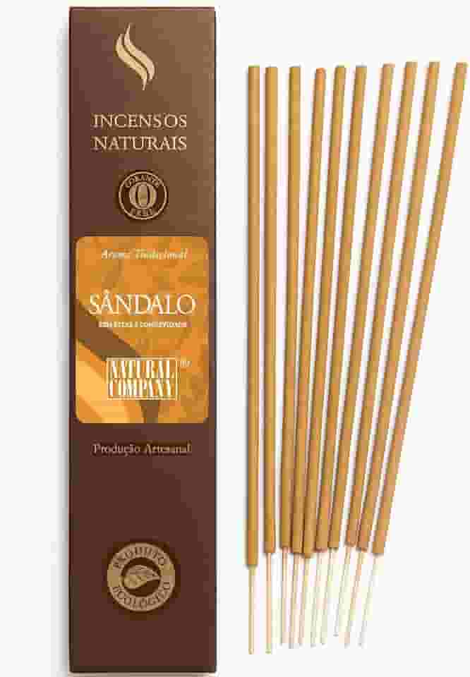 Incenso Natural -Sândalo - Bem Estar e Longevidade