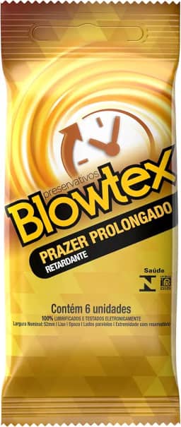 Blowtex Preservativo Retardante Com 6 Unidades