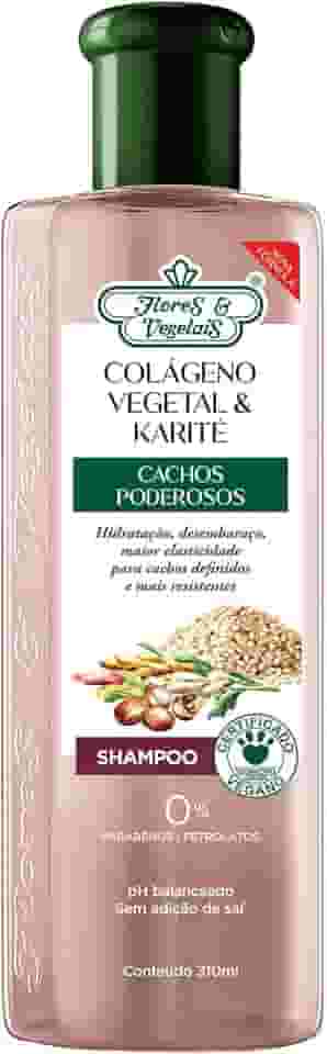 Flores e Vegetais Shampoo Cachos Poderosos 310Ml E Vegetais