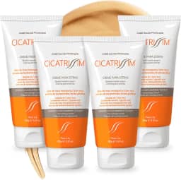 Cicatrissim Regeneração Completa Creme Para Estrias Vermelhas e Brancas - Kit 4 Unidades - Suaviza Estrias, Uniformiza e Firma a Pele - Todos os Tipos de Pele - 150g Cada