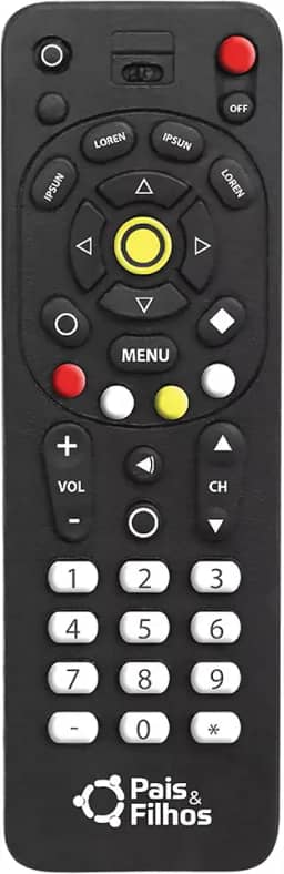 Pais E Filhos Pais & Filhos Mordedor Meu Controle Multi-Colored Tamanho Único