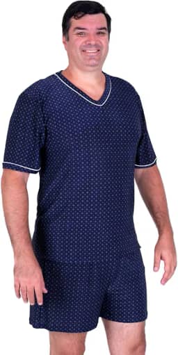 Pijama Masculino Malha Fria Liganete Confortável Estampado