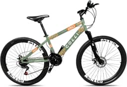 Colli Bike, Bicicleta Monaco, Aro 26, Freios a Disco, 21 Velocidades, Alavanca Rapid Fire 3/7V, Pedivela Triplo Aço, Selim Veloce PU C/Carrinho, Guidão Downhill
