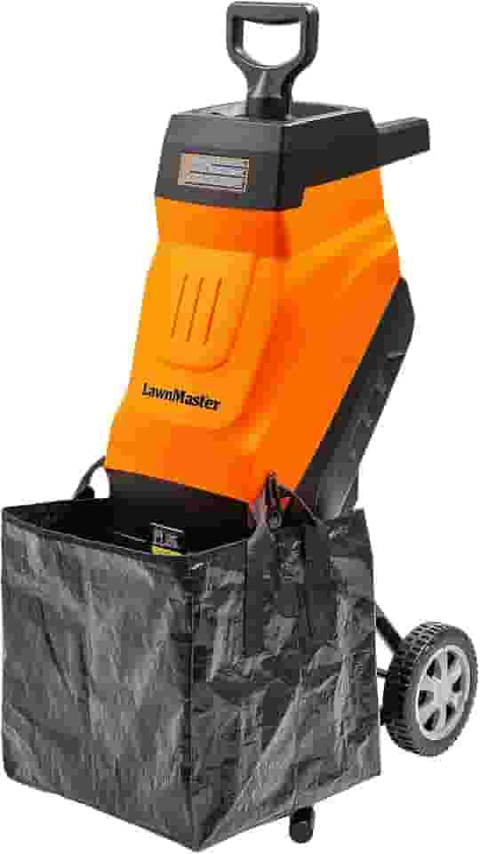 LawnMaster FD1503 Triturador elétrico de madeira 15-Amp 1,8 polegadas Diâmetro de corte Max 14:1 Redução