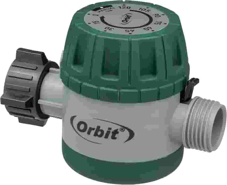 Orbit Temporizador mecânico de mangueira de irrigação 62034, as cores podem variar