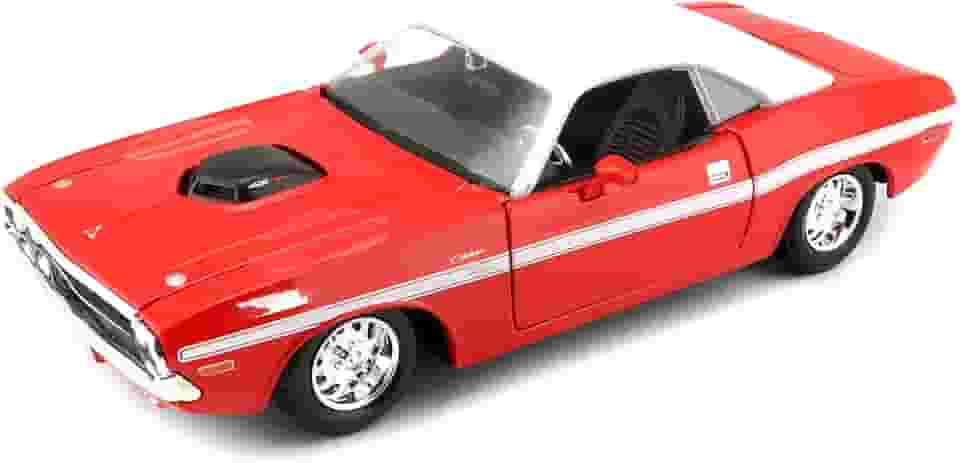 1970 Dodge Challenger R/T Coupe 1/24 Maisto Vermelho