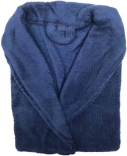 Roupão Microfibra Corttex Unissex Adulto Tam P Azul Marinho