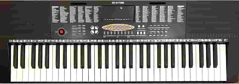 Teclado Musical Profissional 61 Teclas LCD Timbres e Ritmos