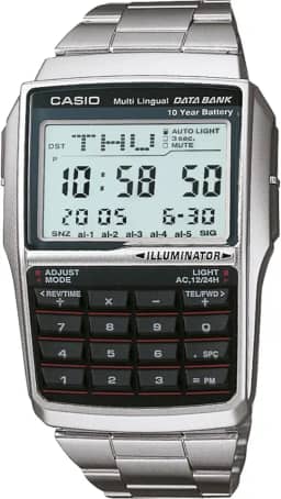 Relógio Masculino Casio Digital - Resistente à Água Calculadora DBC-32D-1ADF