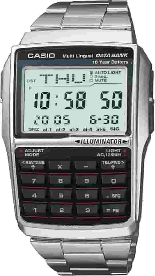 Relógio Masculino Casio Digital - Resistente à Água Calculadora DBC-32D-1ADF