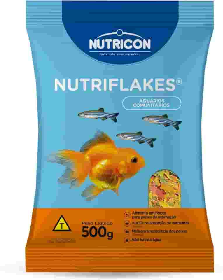 Nutricon Nutriflakes® 500Gr Para Todos Os Tipos De Peixe Adulto