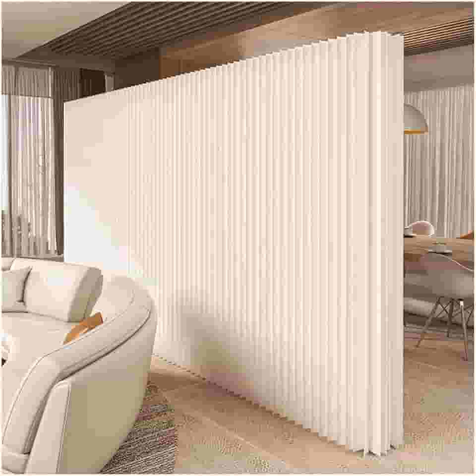 Biombos e Divisórias Divisória De Ambiente Dobrável Flexível, Tela De Privacidade Independente Para Sala De Estar E Quarto, Divisória De Parede De 1,6 M, 1,9 M, 2,1 M E 2,4 M De Altura Para Escritório