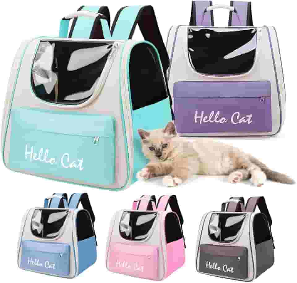 Mochila Bolsa Pet Cães E Gatos Viagem Transporte Média (cinza)
