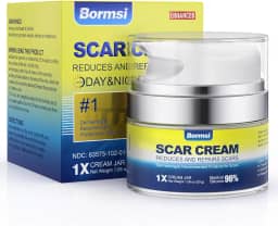 Creme para cicatrizes, gel ativo de silicone dimeticona para cicatrizes antigas para cicatrizes cirúrgicas, estrias, queimaduras, queloides, tratamento para acne, 30 g