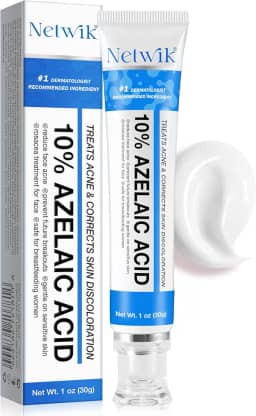 Marianp Creme De Ácido Azelaico 10% Para O Rosto - Acne, Rosácea, Alívio Da Redução Espinhas, Pigmentação E Vermelhidão Cravos Gel Cuidados Faciais Pele