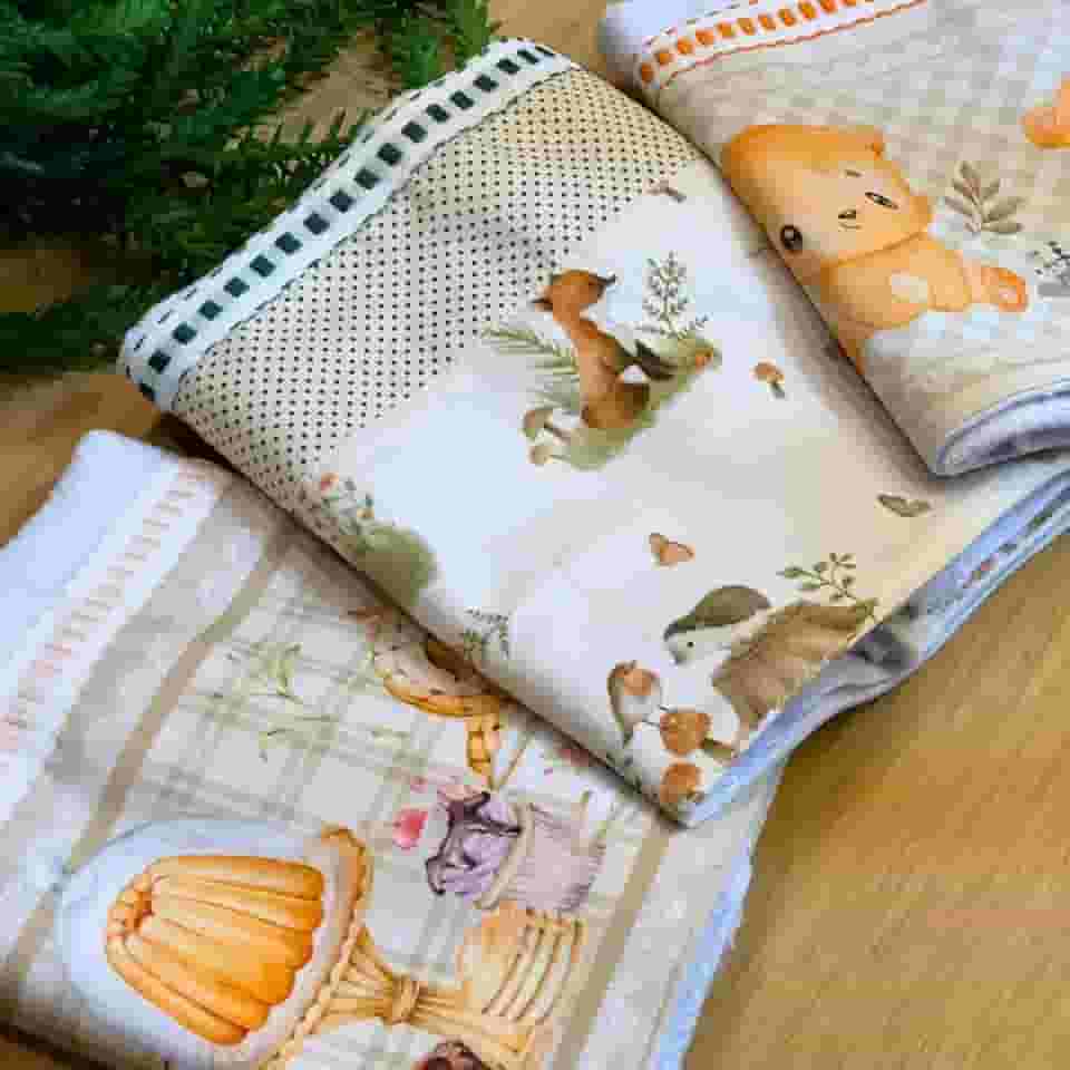 Kit 12 Pano De Prato Pé de Galinha Gourmet Premium