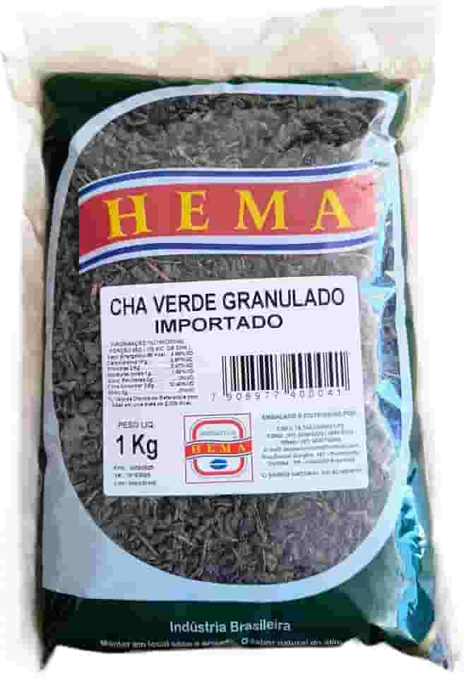 Cha Verde Granulado Importado - 1 Kg - Hema
