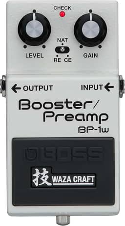BOSS Pedal De Efeitos Bp-1W Boost, Overdrive E Pré-Amplificador