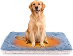 Cama para gatos com aquecimento automático para gatos pequenos (M - 28 x 22 polegadas)