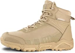 Bota masculina à prova d'água, leve, para uso ao ar livre, para trekking e escalada masculina