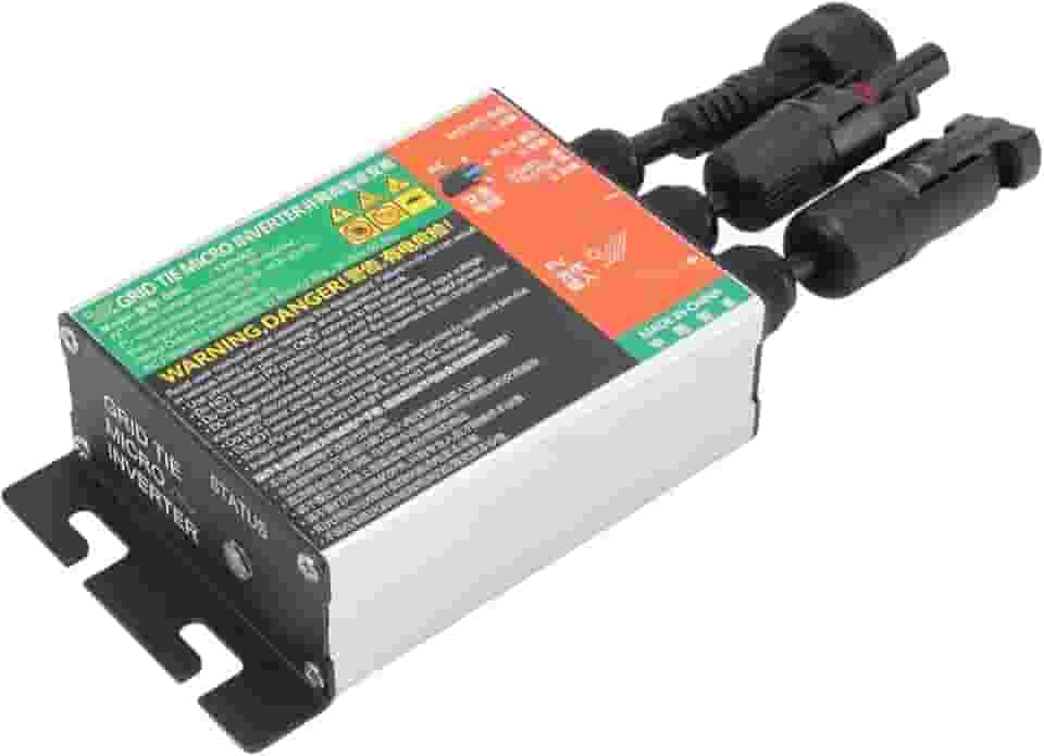 Micro inversor solar compacto para pequenos sistemas solares, amarração de grade eficiente para geração adequada de eletricidade, precauções de segurança, fácil instalação - 600W (GMI-150L-AC110V)