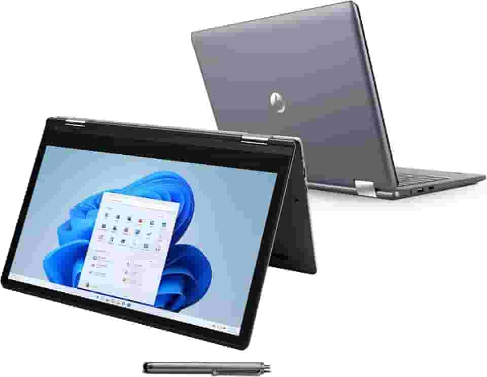 Notebook Positivo Duo 2 em 1 Intel Celeron Windows 11 Home 4GB 128GB, Tela 11.6' IPS HD, Cinza - C4128B-3