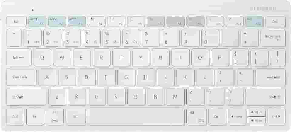 Samsung Teclado inteligente oficial Trio 500 (EJ-B3400UWEGUS), branco - modelo dos EUA