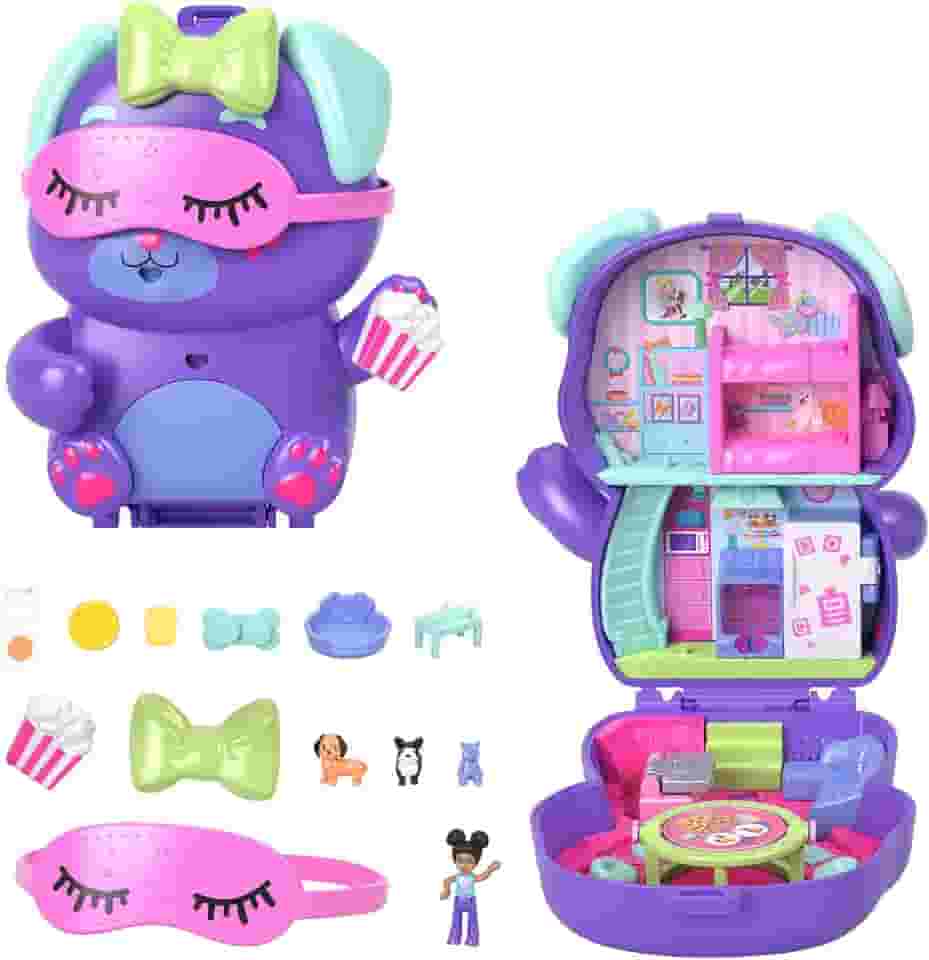 Polly Pocket, Mattel, Micro Conjunto, Wold Animaizinhos, Modelos Sortidos, JGK23