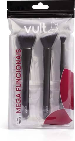VULT KIT PINCEIS DE MAQUIAGEM MEGA FUNCIONAIS