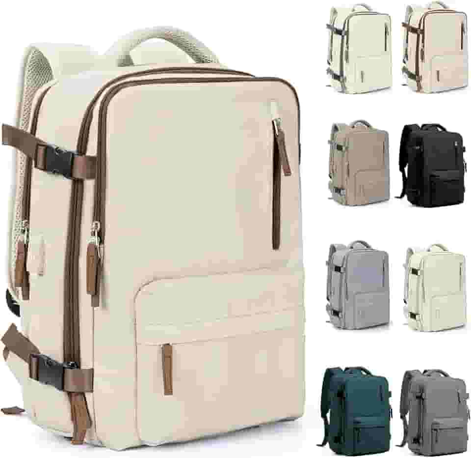 Mochila Executiva de Viagem Grande 40L Impermeável com Porta USB, Mochila Compartimento para Notebook, Mochila Feminina/Masculina Reforçada para Trabalho e viagem – VANOVA