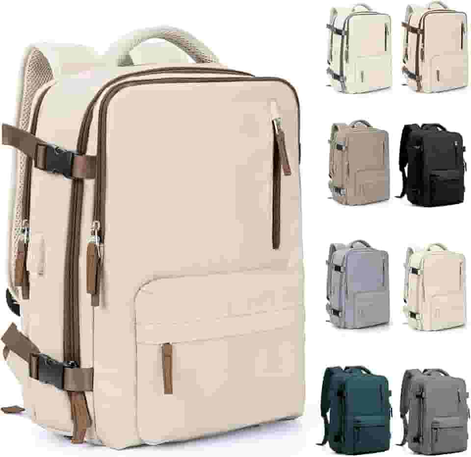 Mochila Executiva de Viagem Grande 40L Impermeável com Porta USB, Mochila Compartimento para Notebook, Mochila Feminina/Masculina Reforçada para Trabalho e viagem – VANOVA