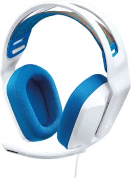 Headset Gamer Logitech G335 com Almofadas com Espuma de Memória, Design Leve e Conexão 3,5mm para PC, PlayStation, Xbox, Nintendo Switch e Mobile - Branco