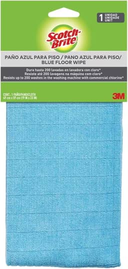 Scotch-Brite, 3M, Super Pano de Chão para Limpeza, Azul - 01 unidade