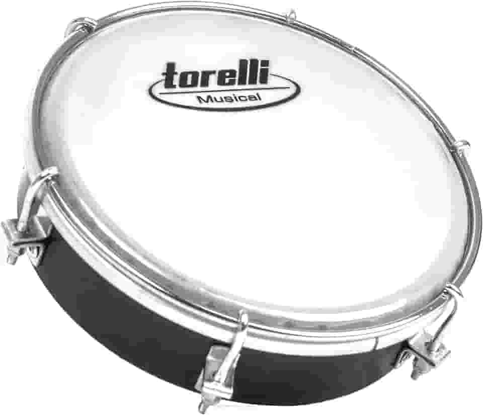 TAMBORIM INJETADO PRETO PELE LEITOSA