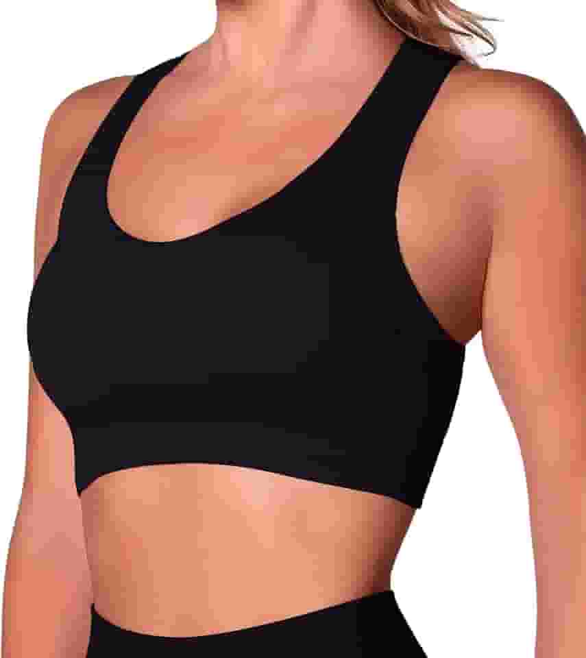 Top Academia Feminino Selene Com Microfuros Sem Costura Fit