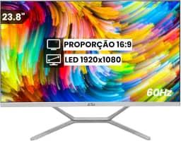Computador All In One 23.8' Full HD Intel Core i7 1TB SSD 16GB RAM DDR3 - Conexões HDMI e USB