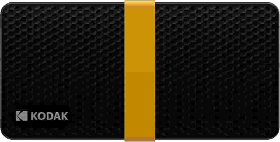 KODAK SSD portátil X200 256GB com USB-C 3.1 Gen 2 (10 Gbps)
