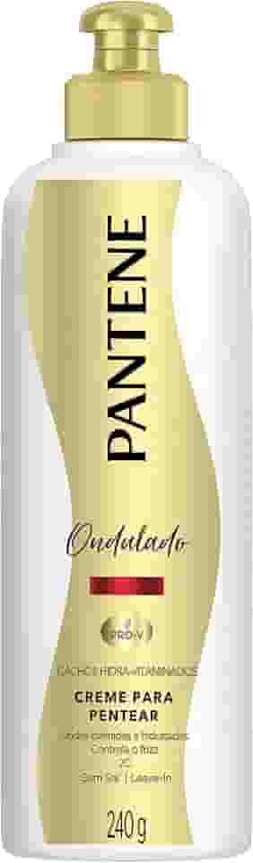 Pantene - Creme de Pentear Cabelo Ondulado, Cachos Hidra-vitaminados, Frizz Control, Cachos 2C, sem Sal, 240 ml