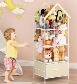 Estante para Guardar Brinquedos com Gavetas, Organizador de Brinquedo Infantil, Grande Capacidade, Pode Armazenar uma Grande Quantidade de Itens