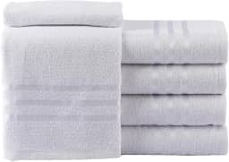 Kit de 10 Toalhas de Rosto Para Salão de Beleza Algodão, Branca e Preta Absorvente Secagem Rápida (branca)