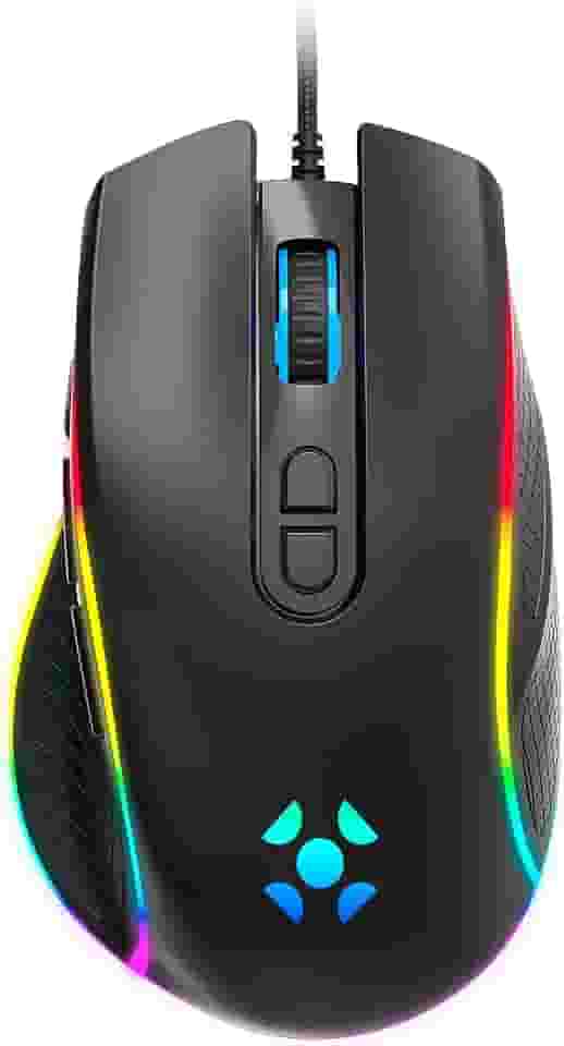 Mouse Gamer Cruiser New Edition RGB 12000 DPI 8 botões Sensor PixArt Fortrek