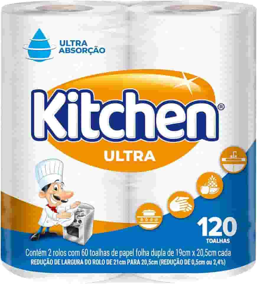 Papel Toalha Kitchen Ultra 120 Folhas