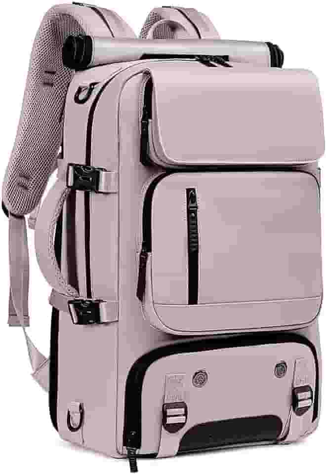 Mochila Reforçada com Compartimentos para Notebook e Tablet – Resistente à Água, USB, Engate de Mala – Masculina e Feminina para Viagem, Trabalho e Dia a Dia