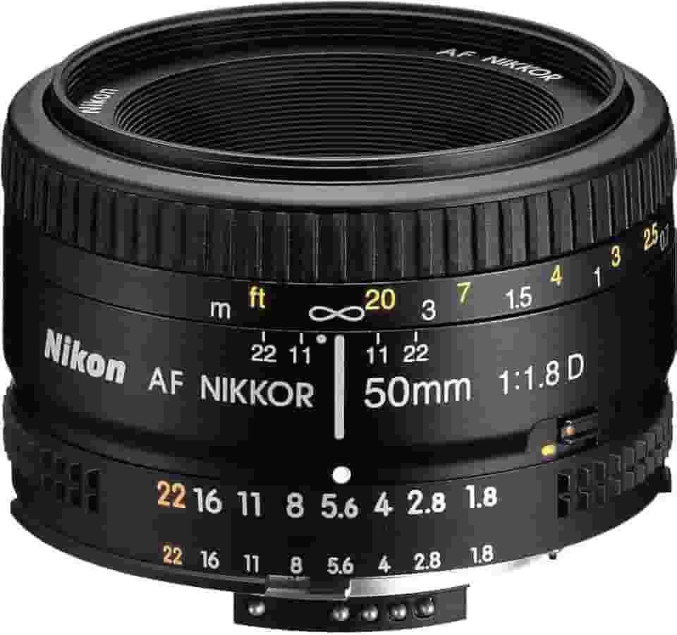 Nikon 50mm Nikkor F/1.8D AF Prime Lens for DSLR Camera (Black)
